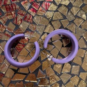 Purple Earrings